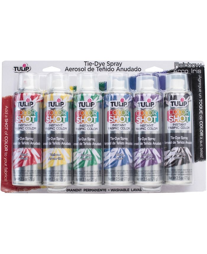 Tulip ColorShot Instant Fabric Color Spray TieDye KitRainbow Macy's