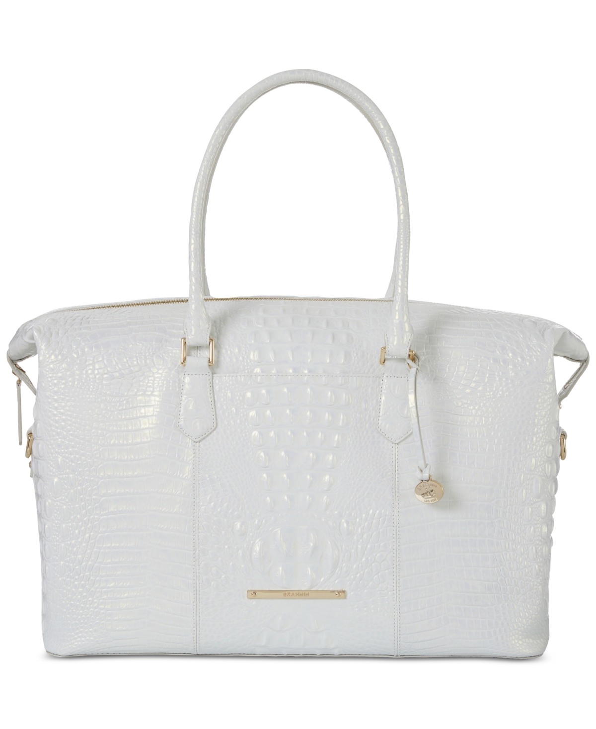 Brahmin Duxbury Weekender Shell White Melbourne | ModeSens