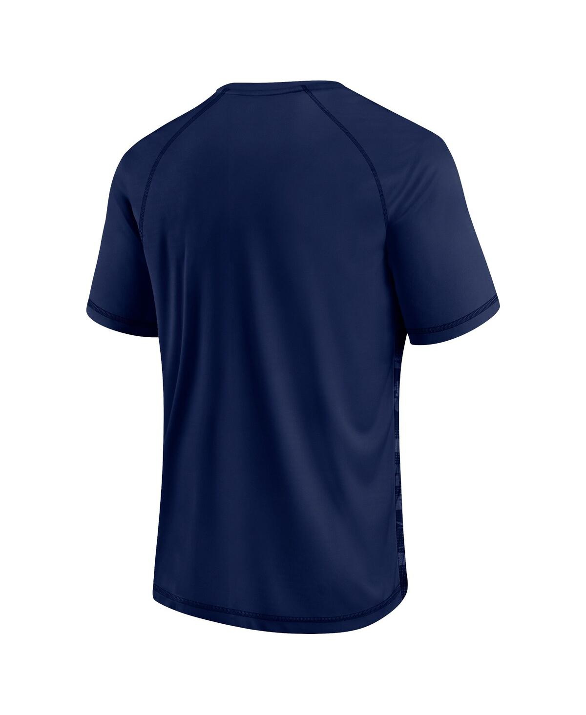 Shop Fanatics Men's  Navy Dallas Cowboys Hail Mary Raglan T-shirt