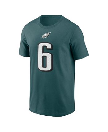 Men's Philadelphia Eagles DeVonta Smith Nike Midnight Green Game Jersey