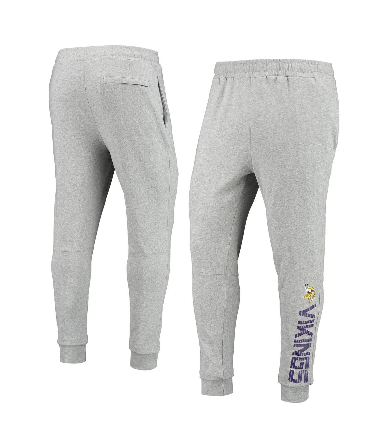 Shop Msx By Michael Strahan Men's  Heathered Gray Minnesota Vikings Jogger Pants