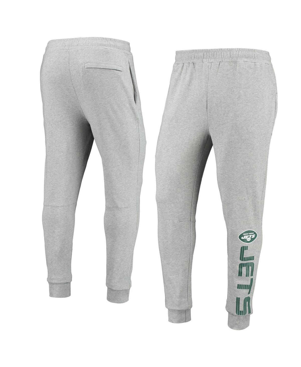 Msx By Michael Strahan Men's  Heathered Gray New York Jets Jogger Pants