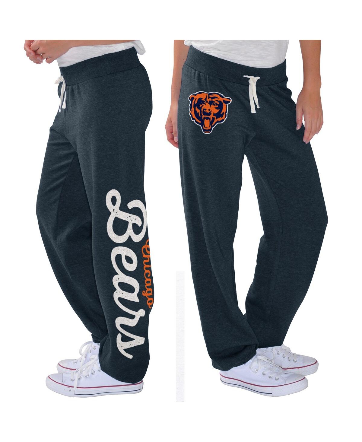 Shop G-iii 4her By Carl Banks Women's  Navy Chicago Bears Scrimmage Fleece Pants