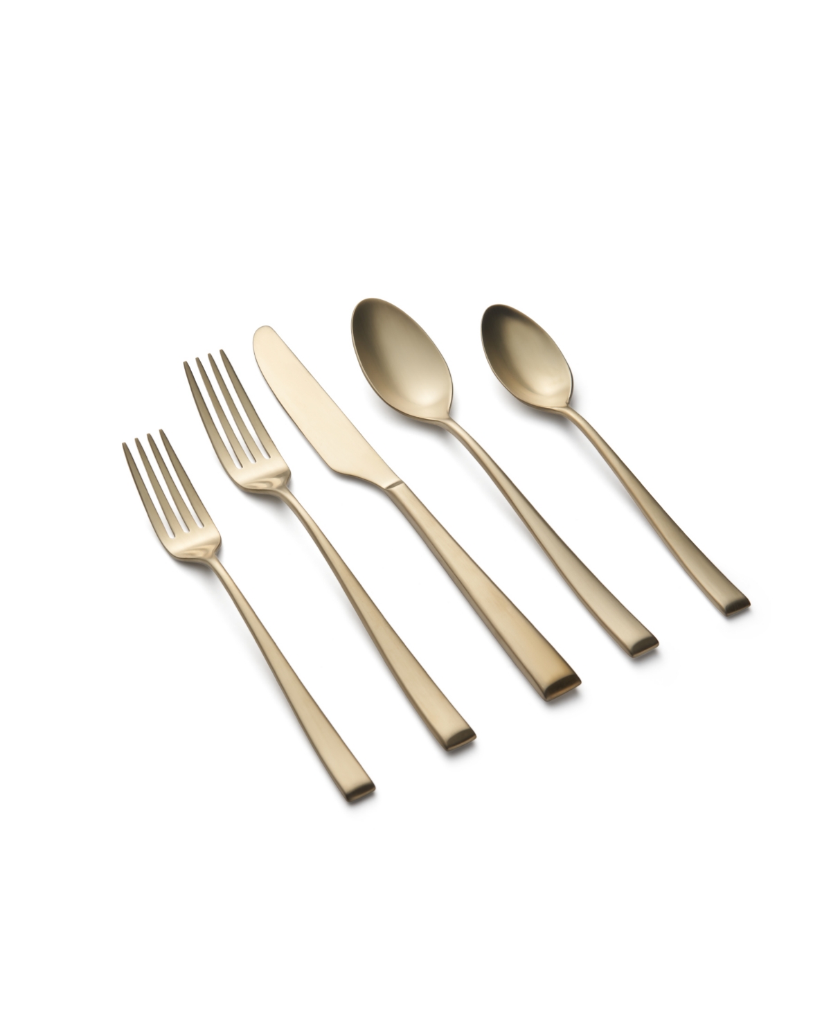 Cambridge Silversmiths Marlise Champagne Satin 20 Piece 18/10 Stainless Steel Flatware Set, Service for 4
