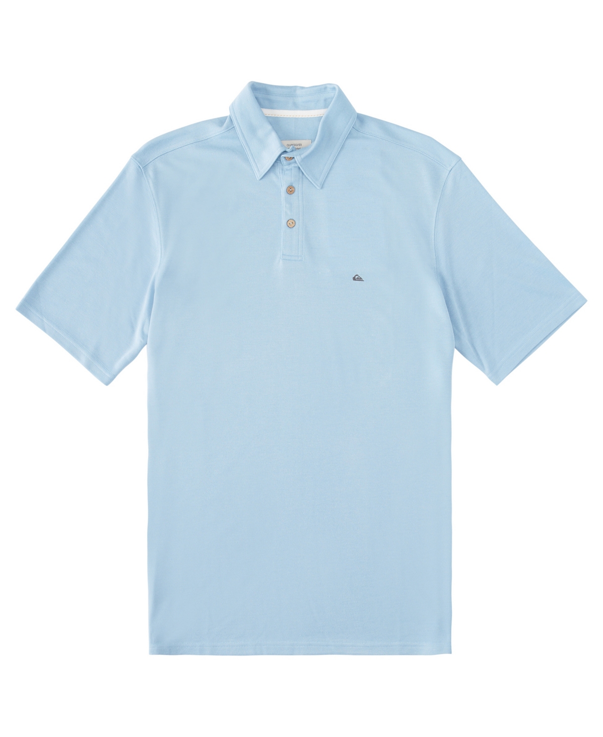 Quiksilver Waterman Men's Water Polo 3 Short Sleeve Polo Shirt In Dusk Blue