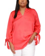 Michael kors blouses at macy's best sale
