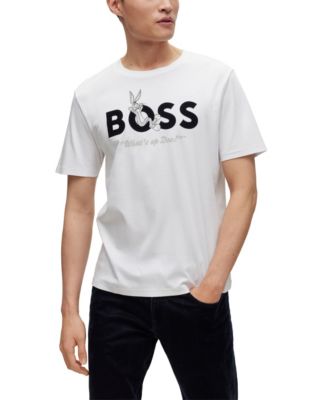 Hugo Boss BOSS Men s Looney Tunes Mercerized Cotton T shirt Macy s