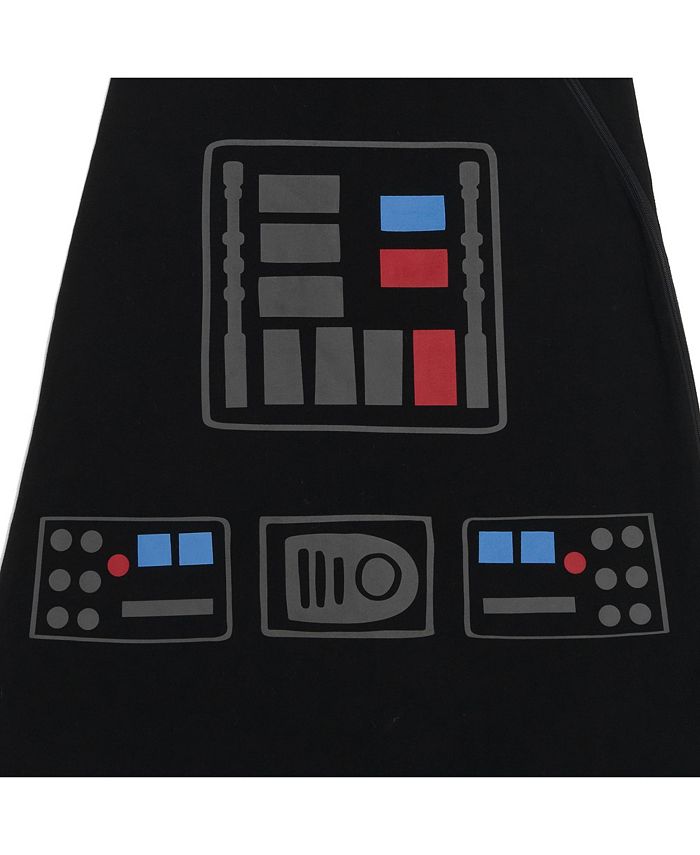 Lambs & Ivy Star Wars Darth Vader 100 Cotton Wearable Blanket Black