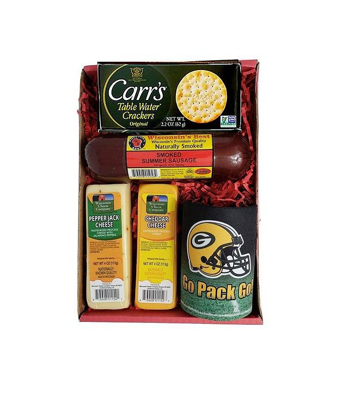 Wisconsin Cheese Company "Green Bay Packers 'Go Pack Go!'" Gift Box