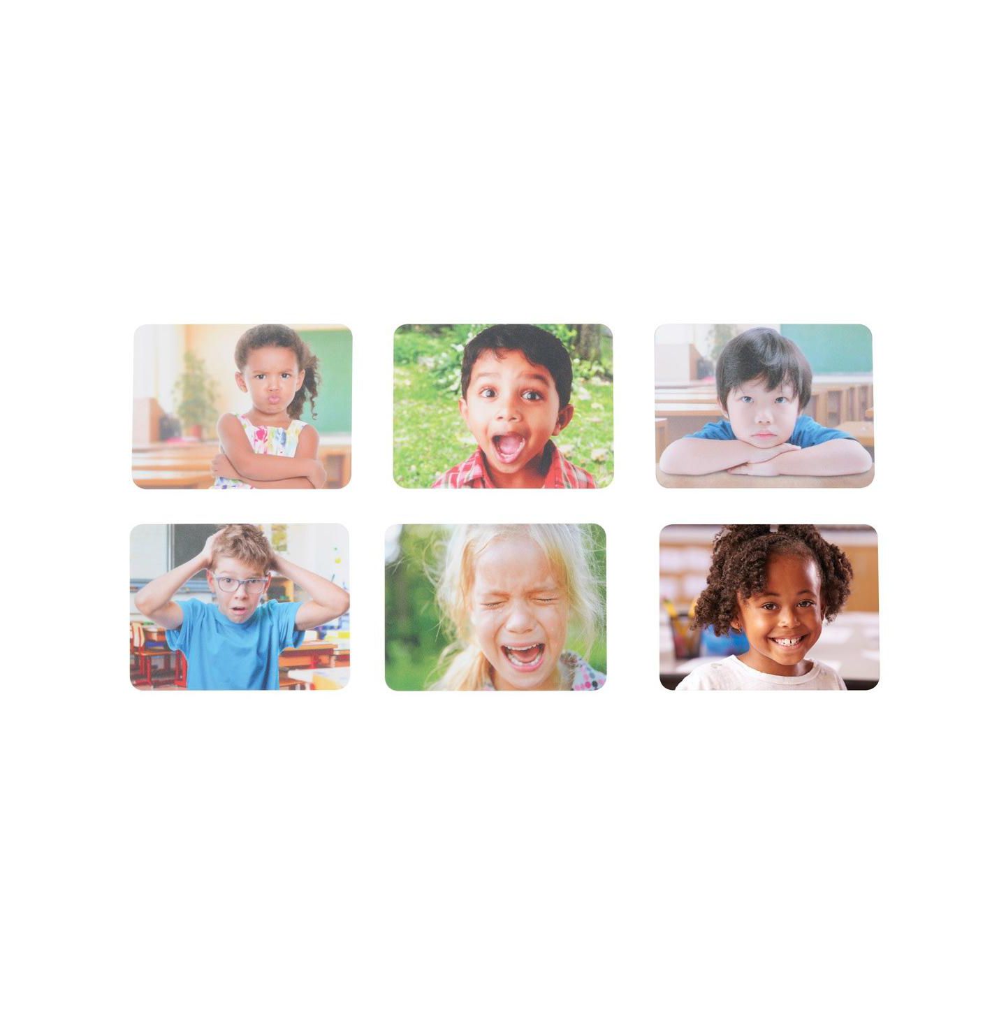 Детские игрушки Kaplan Early Learning Identifying Feelings Cards and Tiles Social-Emotional Learning 50-Piece Game, Ages 3+ — фото 2