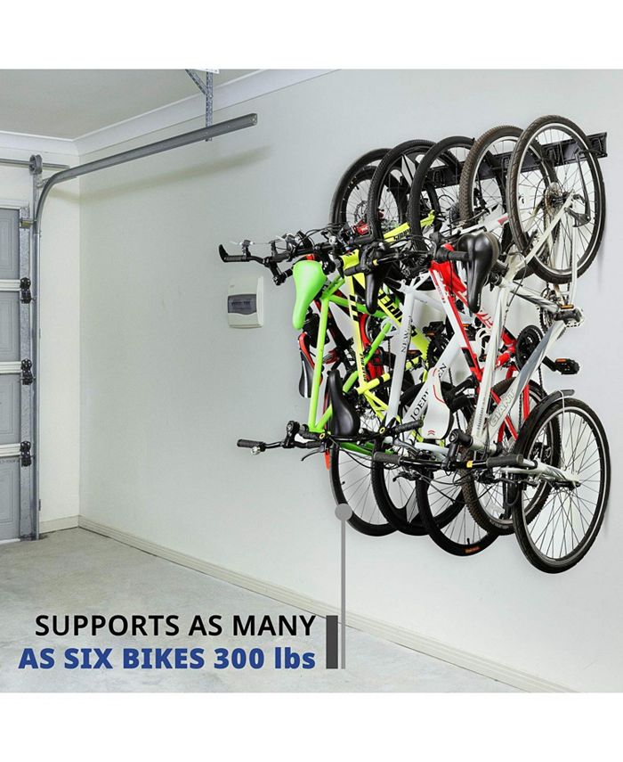 Raxgo Garage Bike Rack Wall Mount Bicycle Storage Hanger with 6 Hooks Macy's