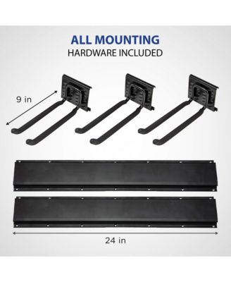 Chair Storage Rack, Mounted Folding Chair Rack and Hanger System