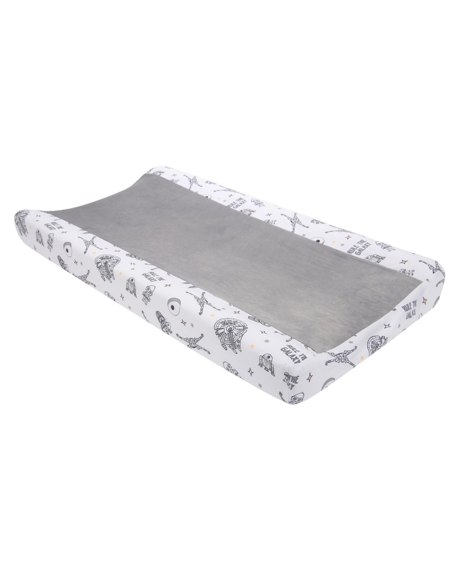 Star Wars Millennium Falcon White/Gray Soft Changing Pad Cover