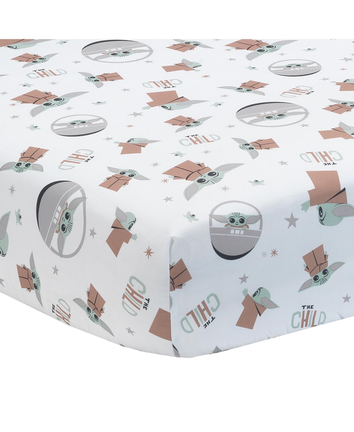 Lambs & Ivy Star Wars Mandalorian The Child/Baby Yoda/Grogu Fitted Crib Sheet