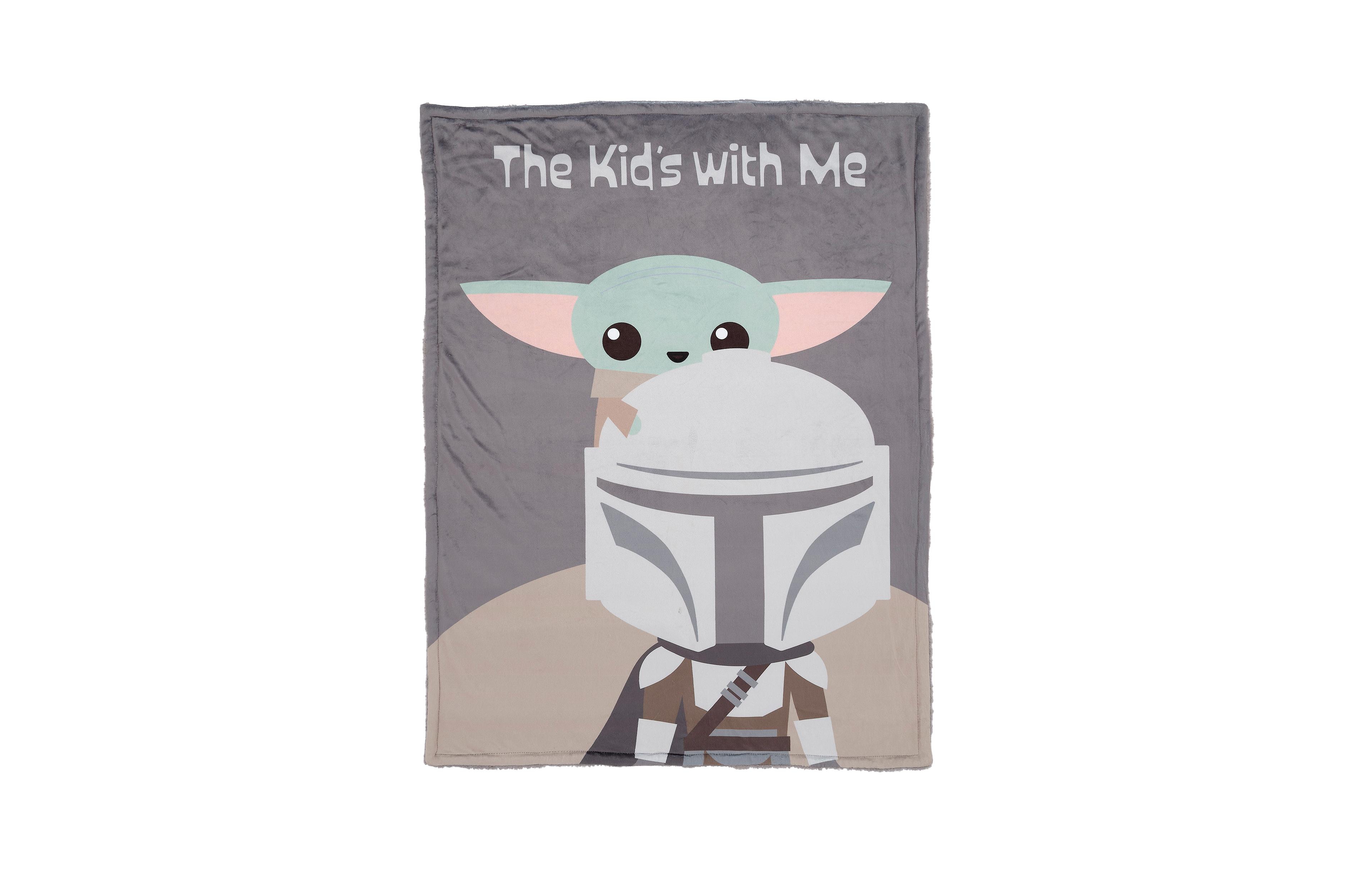 Lambs & Ivy Star Wars The Kids with Me Grogu/The Child/Baby Yoda Baby Blanket