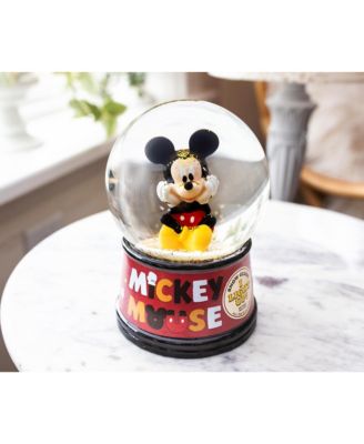 Disney Mickey Mouse Light-Up Collectible Snow Globe | 6 Inches Tall