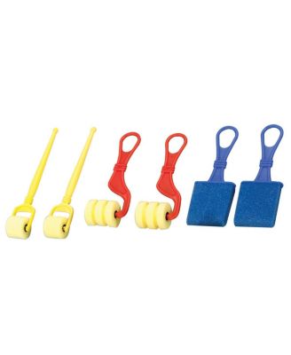 Chenille Kraft Foam Brushes And Roller Set