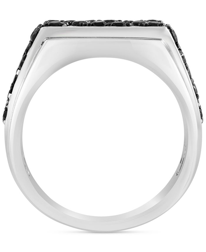 EFFY Collection EFFY® Men's Black Spinel Chain Link Ring (3/8 ct. t.w