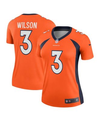 Men's Nike Russell Wilson Orange Denver Broncos Alternate Game Jersey