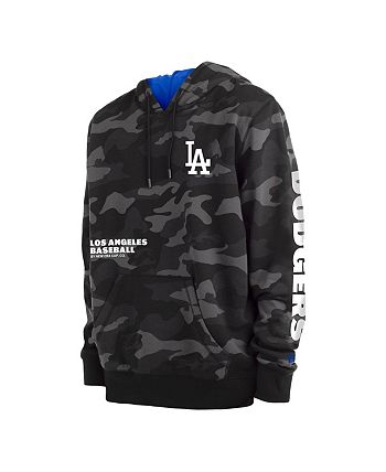 Men's Los Angeles Dodgers New Era Black Camo Pullover Hoodie