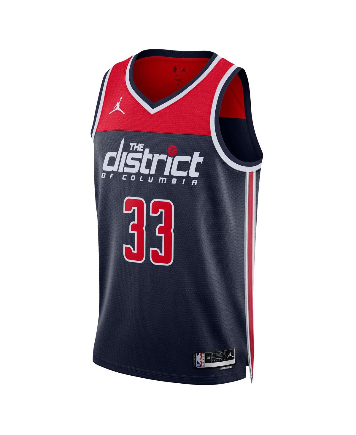 Men's Jordan Kyle KuzmaWashington Wizards Statement Edition Swingman Jersey - Navy