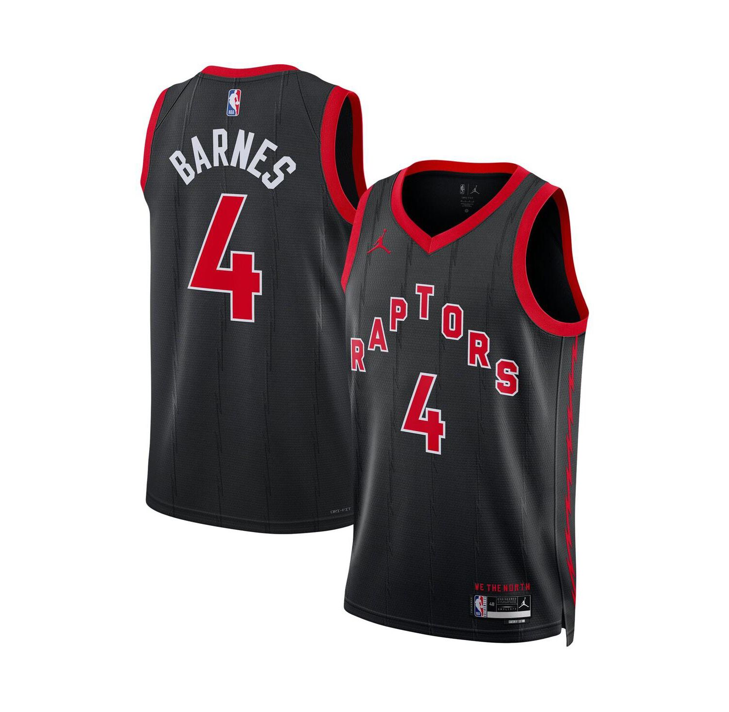Men's Scottie Barnes Black Toronto Raptors Replica Swingman Jersey - Statement Edition