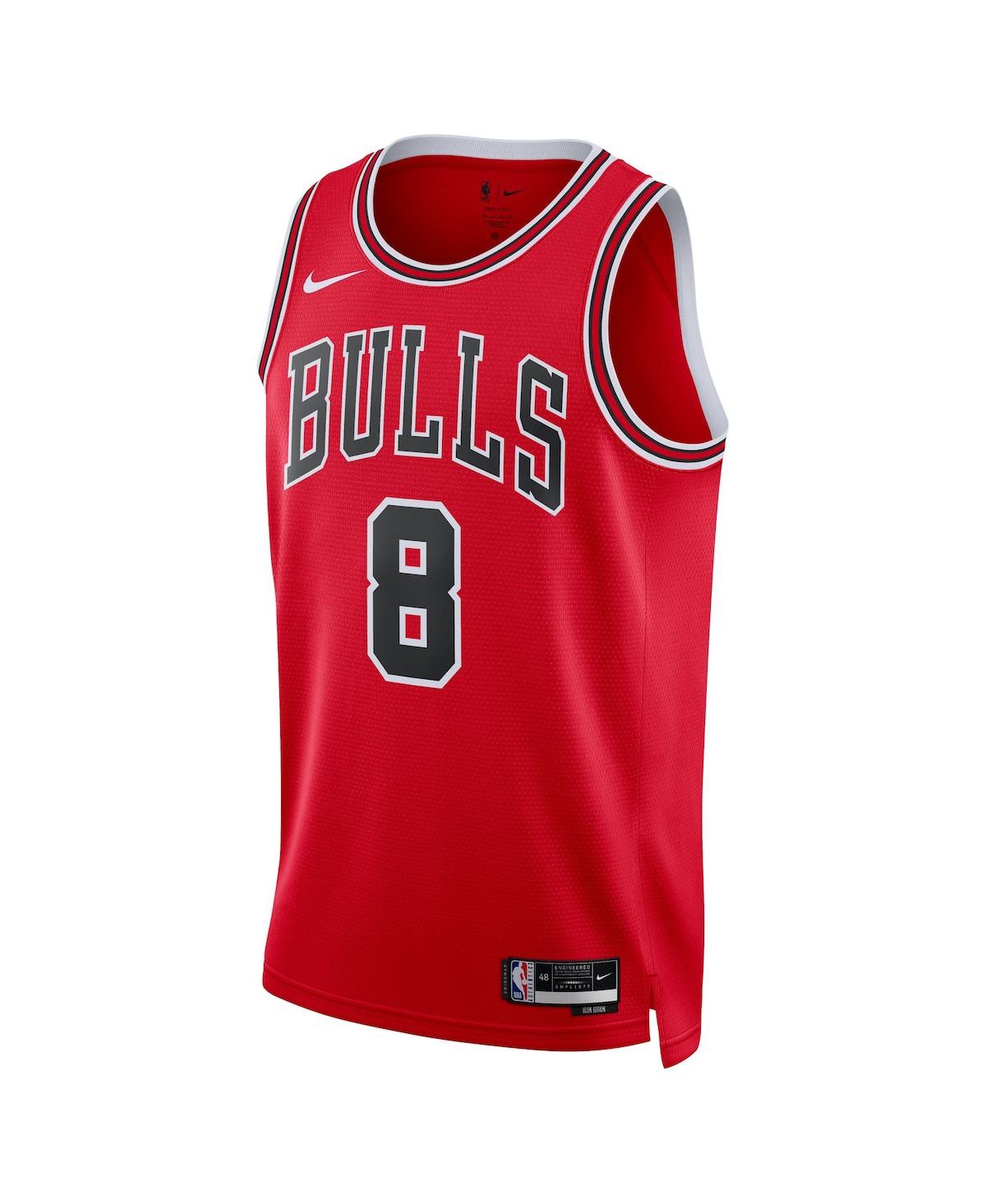 Men's and Women's Nike Zach LavineChicago Bulls Swingman Jersey - Icon Edition - Red