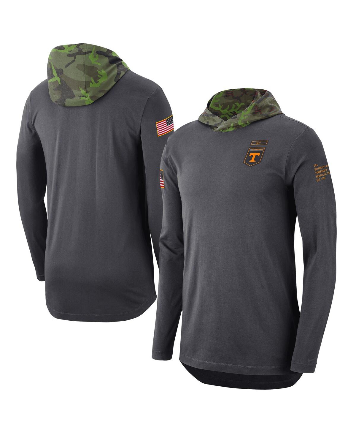 Men's Nike Camo Tennessee Volunteers Military-Inspired Long Sleeve Hoodie T-shirt - Camo