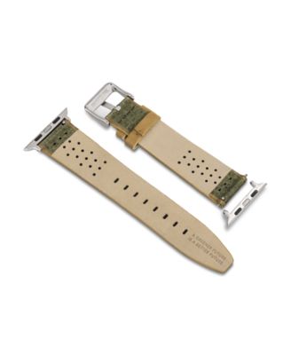 Unisex Daintree Dark Green Genuine Leather Universal Smart Watch Strap 22mm