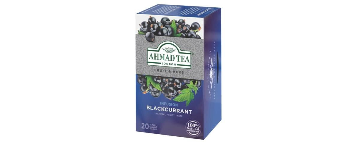 Ahmad Tea Blackcurrant Herbal Tea (Pack of 3)