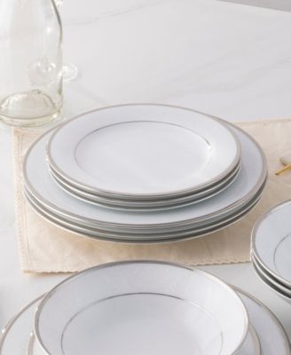 Regina Platinum Set of 4 Dinner Plates, 10.50"