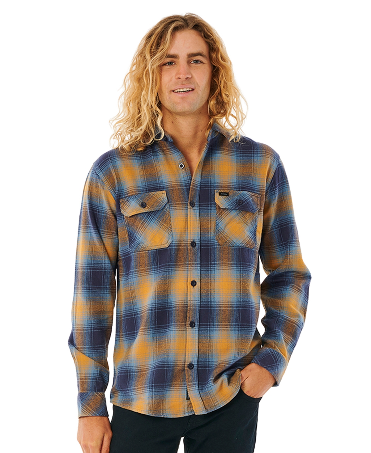 Rip Curl Men's Count Flannel Long Sleeve Shirt - 9373
