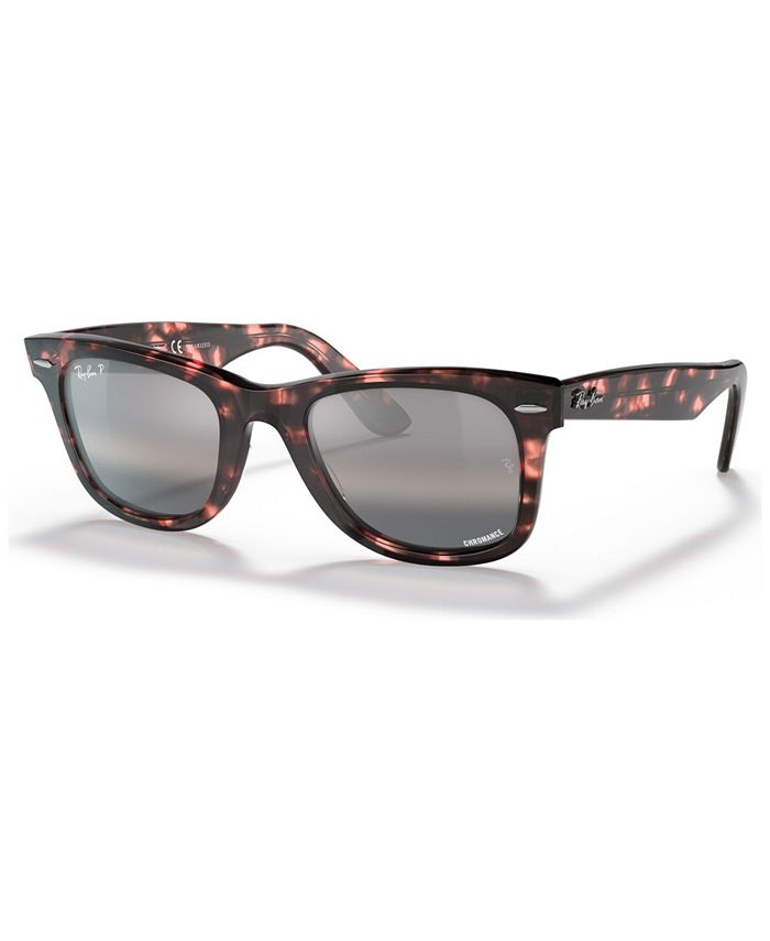 Ray Ban Unisex Polarized Sunglasses RB2140 Wayfarer Chromance