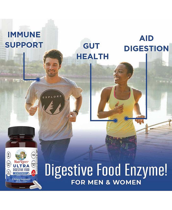 MaryRuth Organics Ultra Digestive Enzymes Capsules, Unflavored, 60ct