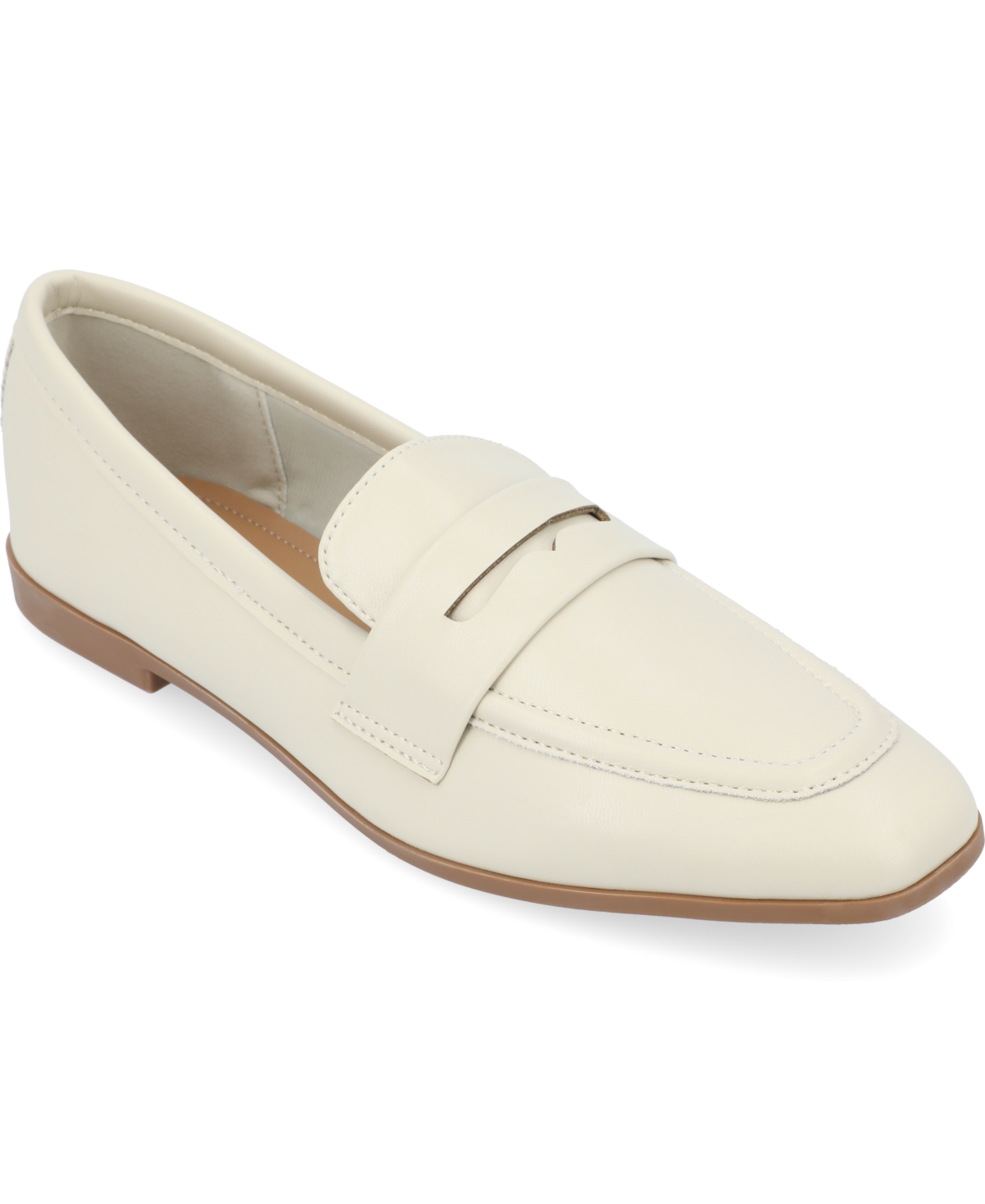 Journee Collection Women's Myeesha Slip-on Loafers In Bone
