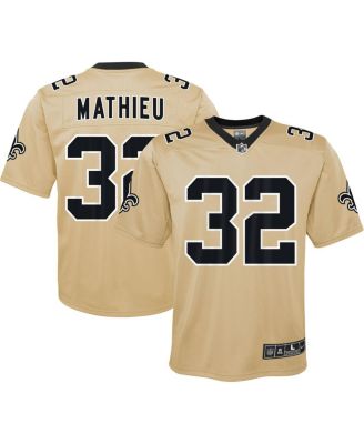 Big Boys and Girls Tyrann Mathieu Gold New Orleans Saints Inverted Game Jersey
