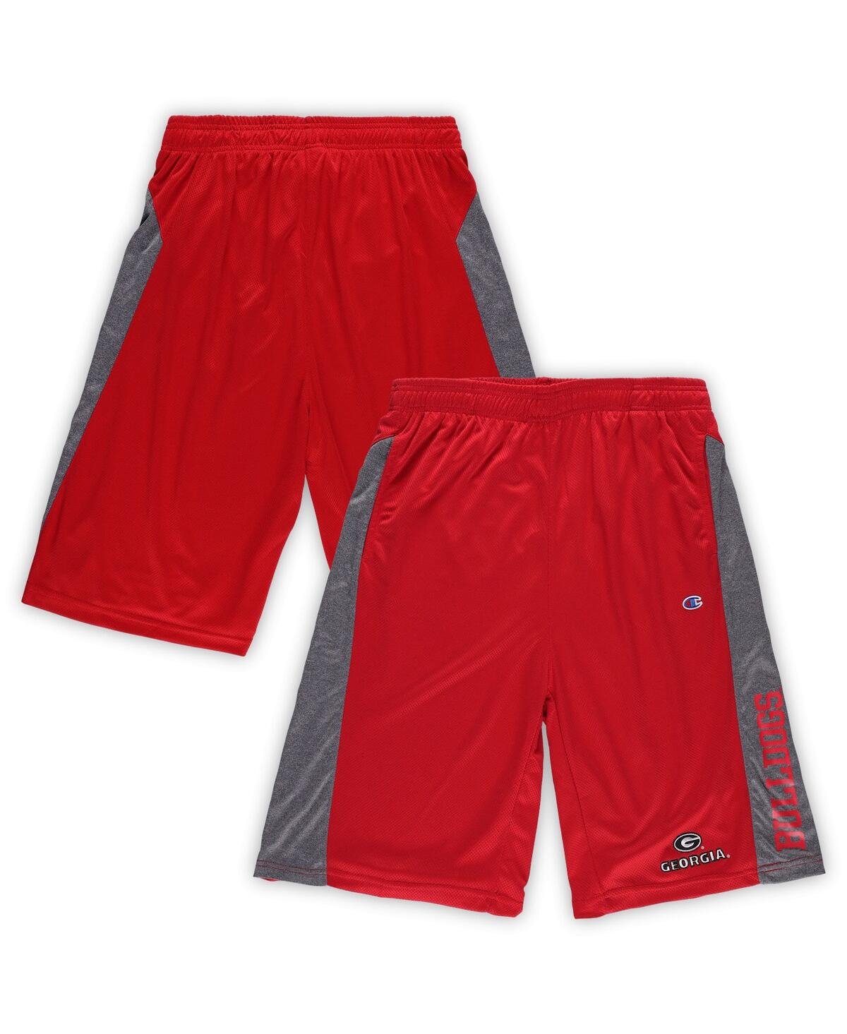 Shop Profile Men's Red Georgia Bulldogs Big And Tall Textured Shorts