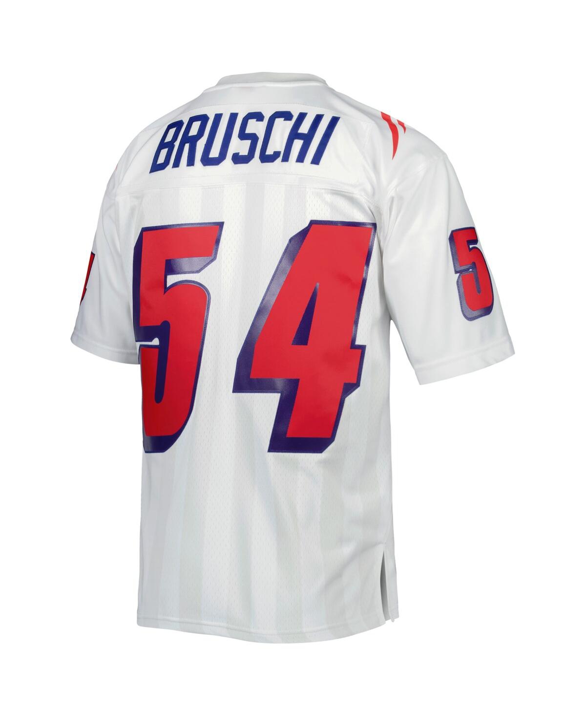 Men's Mitchell & Ness Tedy BruschiNew England Patriots 1996 Legacy Replica Jersey - White