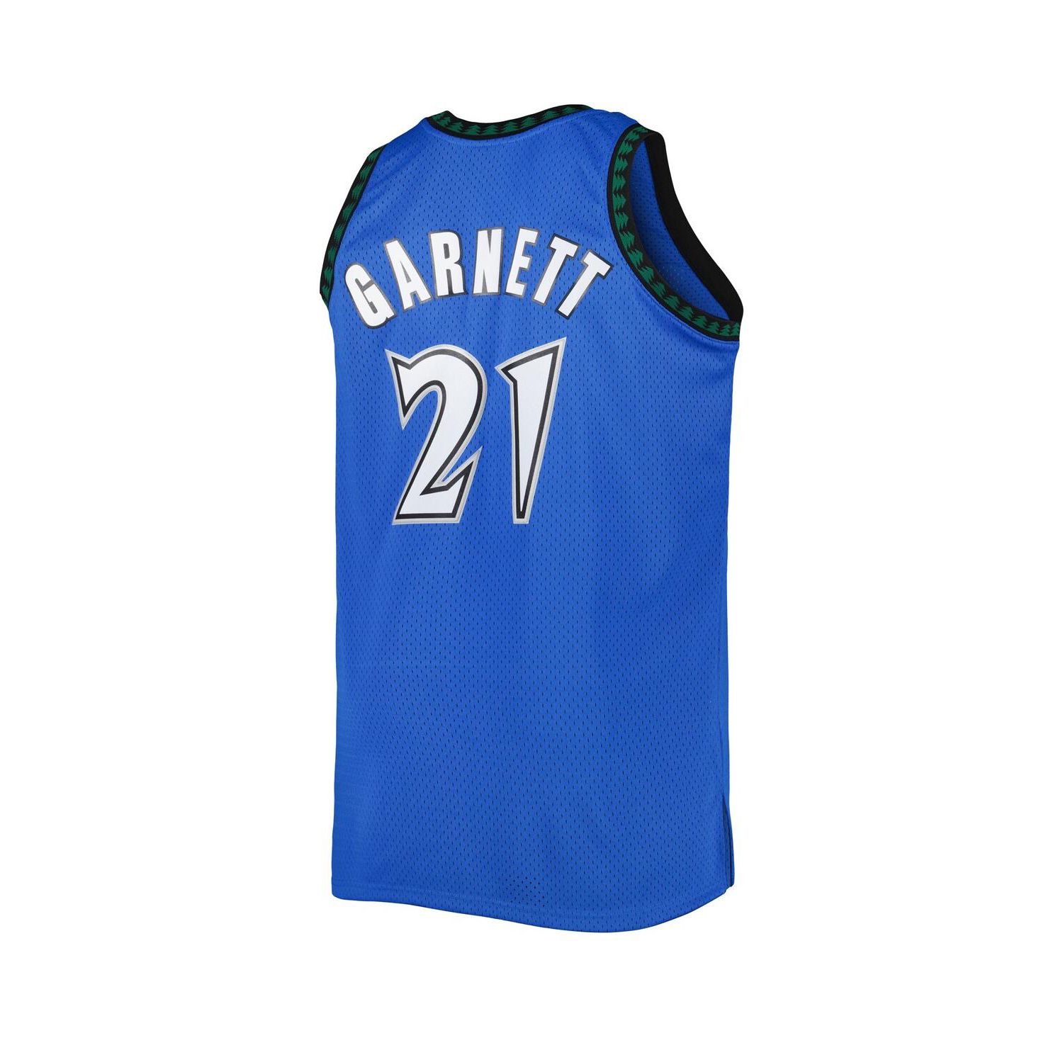 Men's Kevin Garnett Blue Minnesota Timberwolves Big and Tall Hardwood Classics 2003-04 Swingman Jersey
