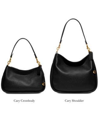 【COACH】Soft Pebble Leather Cary Shoulder Bag COACH Soft Pebble Leather Cary Shoulder Bag with Convertible