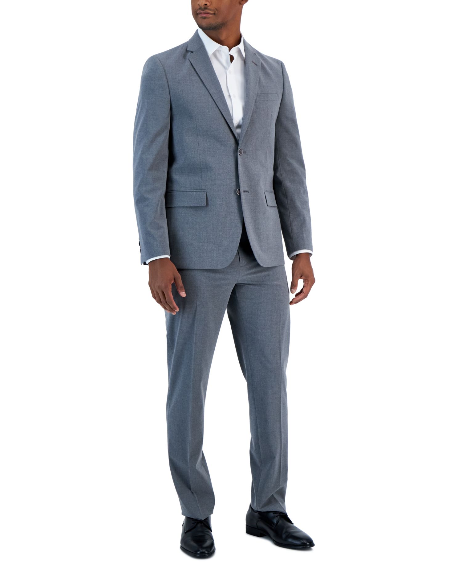 Men's Slim-Fit Spandex Super-Stretch Suit Pants