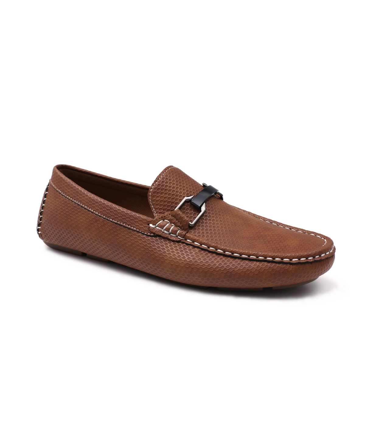 Shop Aston Marc Men's Charter Driving Loafers In Tan