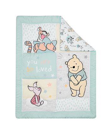 Lambs & Ivy Disney Baby Winnie the Pooh Hugs 3-Piece Nursery Crib ...