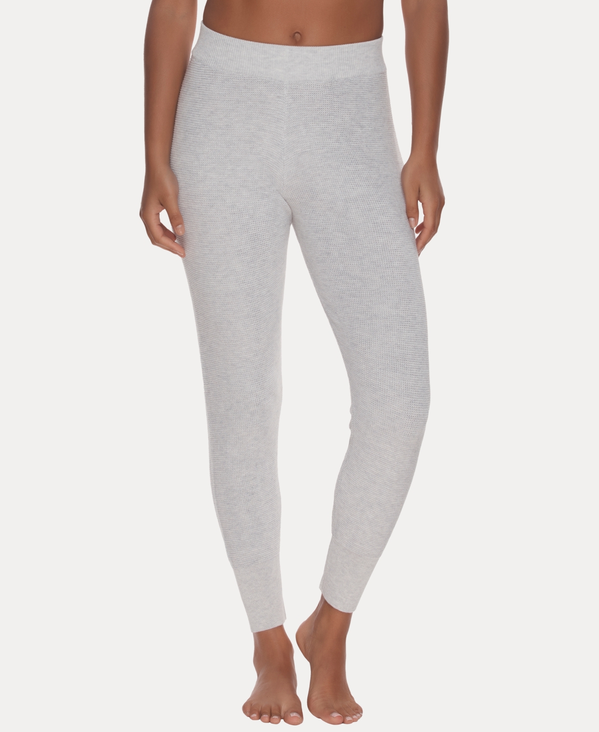 Shop Felina Women's Chill Vibes Cashmere Blend Thermal Jogger In Light Gray