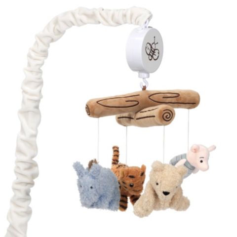 Детская игрушка Lambs & Ivy Disney Baby Storytime Pooh Musical Baby Crib Mobile Soother Toy