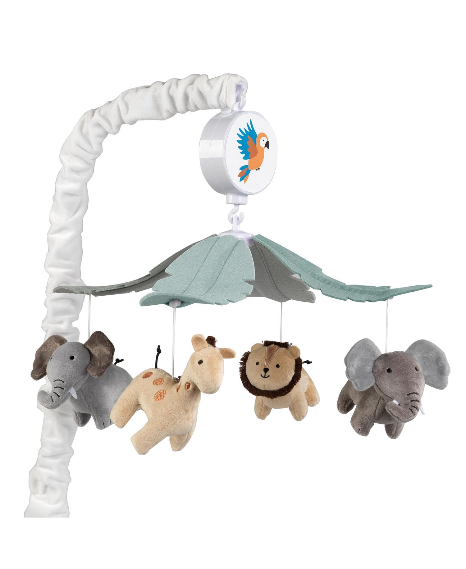 Baby Jungle Friends Musical Crib Mobile