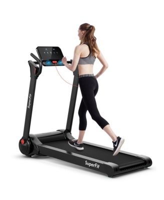 Costway 2.25HP Folding Electric Motorized Treadmill With Speaker Macy s