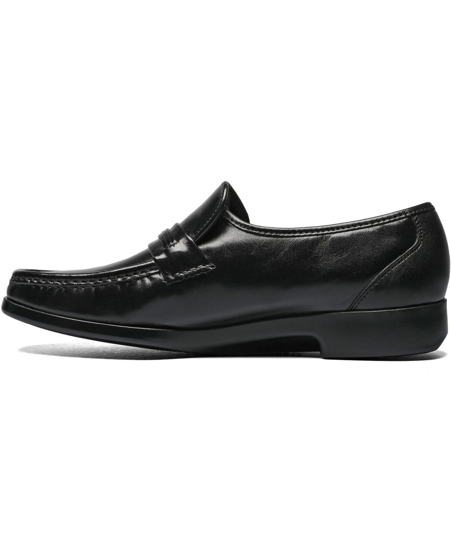 Мужские туфли Florsheim Riva Moc Toe Loafer, цвет: Чёрный — фото 3