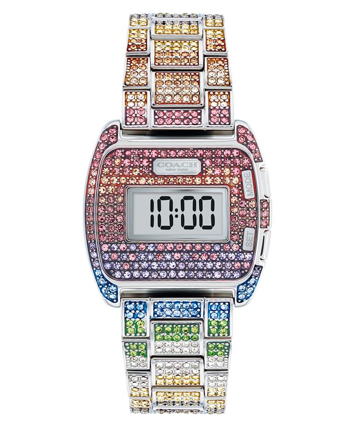 COACH Women's Darcy Quartz Multicolor Stainless Steel Crystal