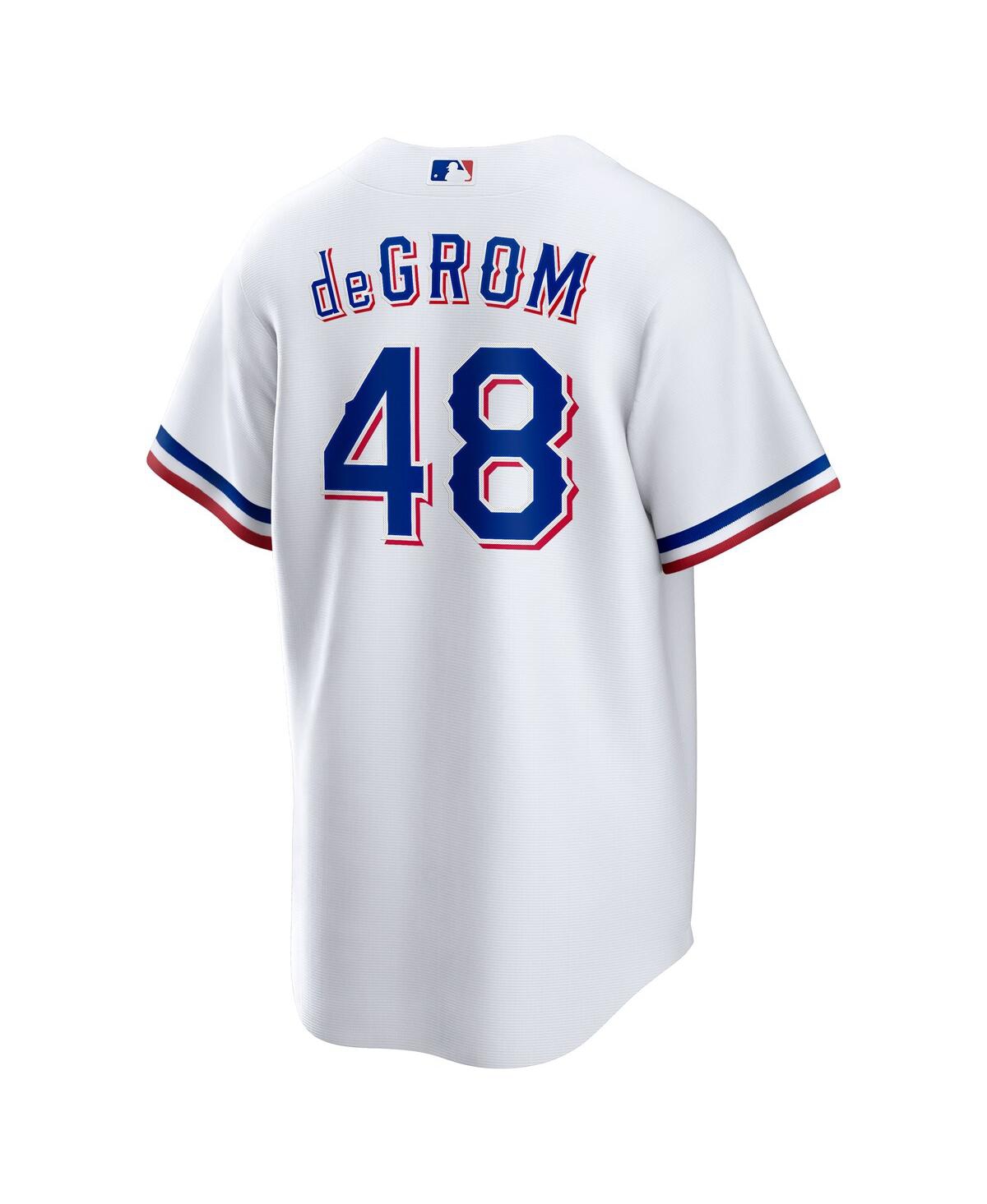 Men's Nike Jacob deGromTexas Rangers Home Replica Player Jersey - White